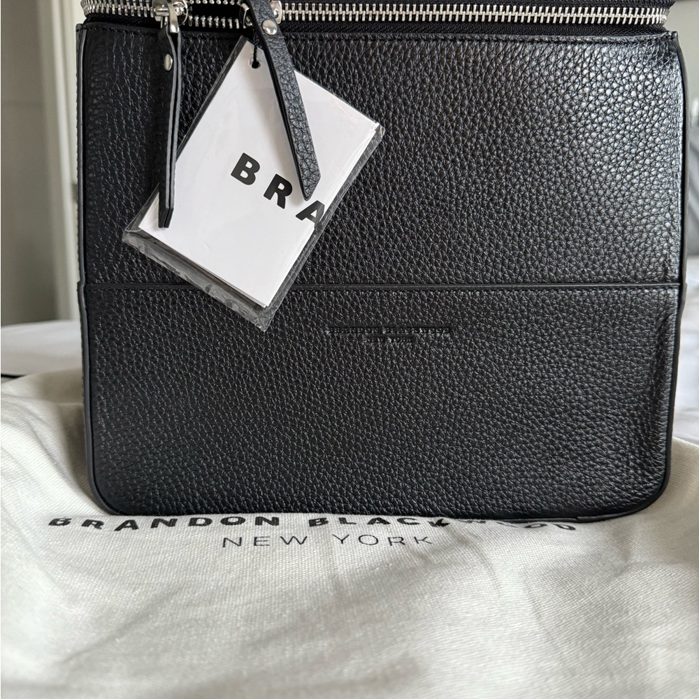 Brandon Blackwood Portmore Leather Backpack Purse